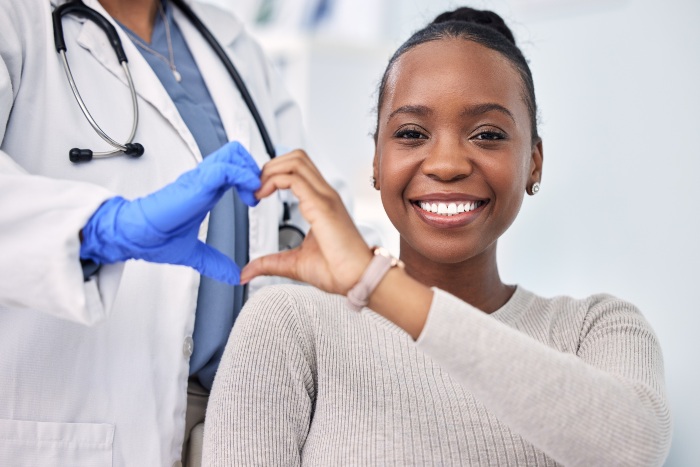 Young woman enjoying oral sedation dentistry in Kalamazoo, MI