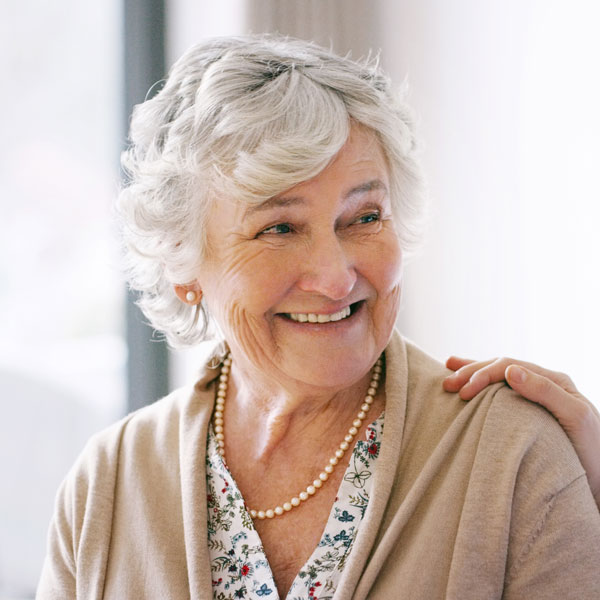 smiling senior woman